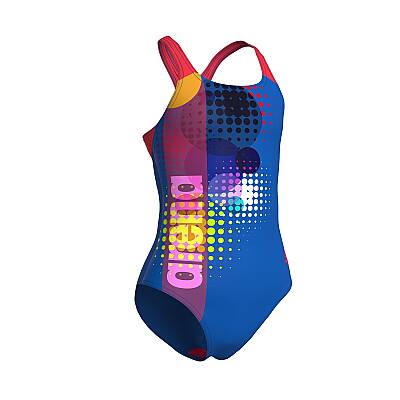 Arena Dots Swim Pro Back Kız Çocuk Yüzücü Mayosu Royal 010745370