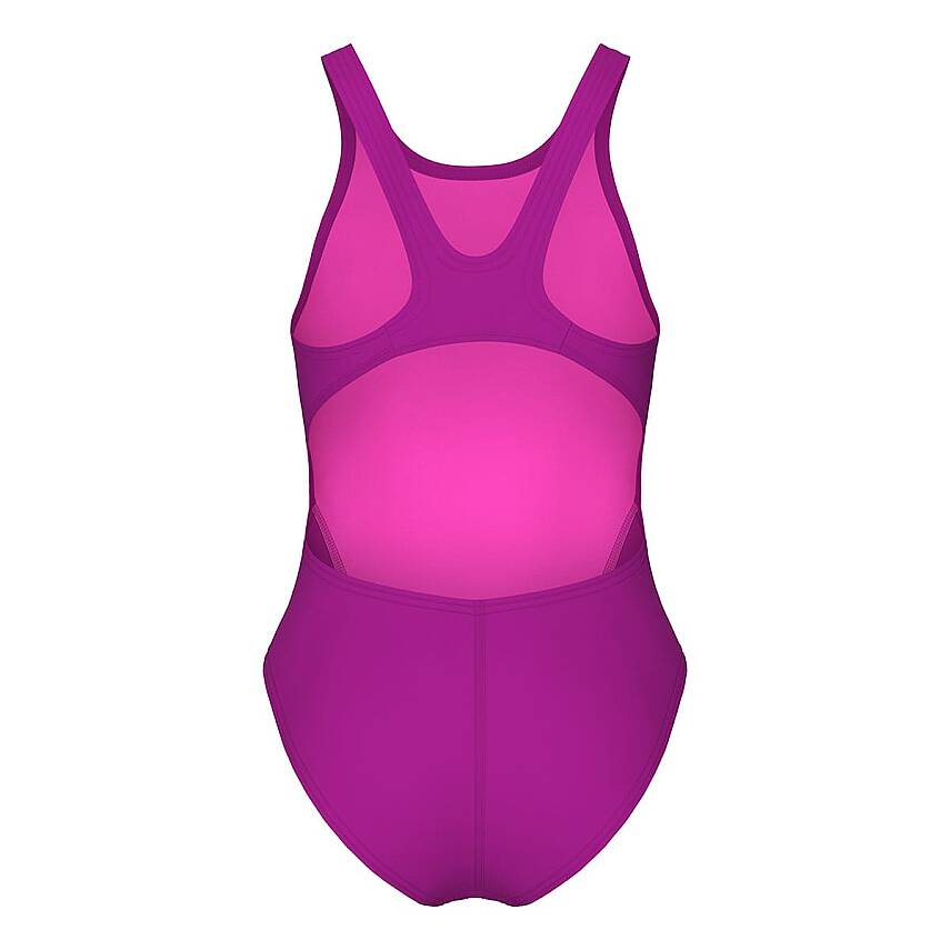 Arena Girl's Team Swim Tech Solid Çocuk Pembe Yüzücü Mayo 004764905 - 2
