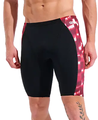 Arena Wave Swim Jammer Erkek Yüzücü Mayosu Black Team Red 011643400